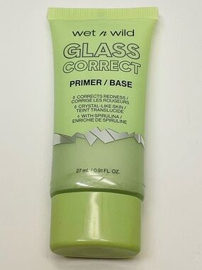 🌼4/$10🌼 NEW Wet ‘n’ Wild Glass Correct Primer/Base - Corrects Redness | 0.91 oz